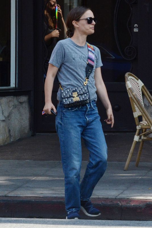 NATALIE PORTMAN Out and About in Los Angeles 10/30/2018