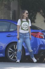 NATALIE PORTMAN Out for Lunch in Los Angeles 10/22/2018