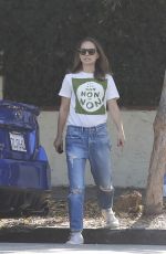 NATALIE PORTMAN Out for Lunch in Los Angeles 10/22/2018