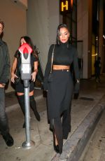 NICOLE SCHERZINGER Leaves Catch LA in Los Angeles 10/04/2018