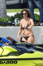 NICOLE TUCK in Bikini at a Beach in Miami 10/10/2018