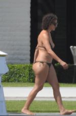NICOLE TUCK in Bikini at a Beach in Miami 10/10/2018