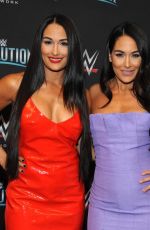 NIKKI and BRIE BELLA at WWE’s First Ever All-women’s Event Evolution in Uniondale 10/28/2018