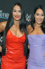 NIKKI and BRIE BELLA at WWE’s First Ever All-women’s Event Evolution in Uniondale 10/28/2018