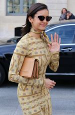NINA DOBREV Arrives at Ritz Hotel in Paris 09/30/2018