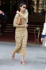 NINA DOBREV Arrives at Ritz Hotel in Paris 09/30/2018