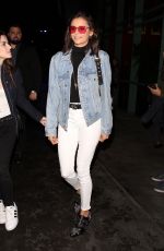 NINA DOBREV Arrives at Staples Center in Los Angeles 10/12/2018