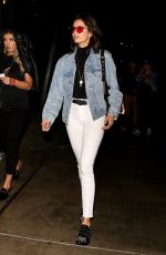 NINA DOBREV Arrives at Staples Center in Los Angeles 10/12/2018