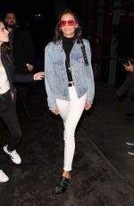 NINA DOBREV Arrives at Staples Center in Los Angeles 10/12/2018