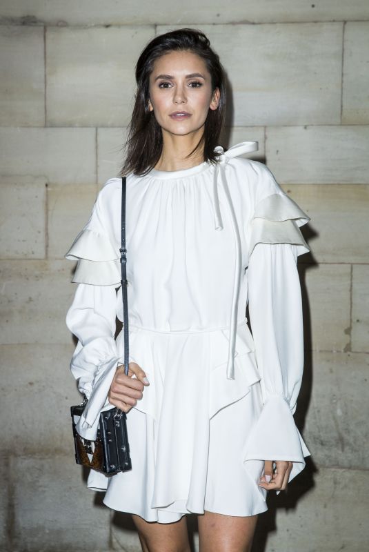 NINA DOBREV at Louis Vuitton Fashion Show at PFW in Paris 10/02/2018
