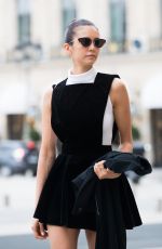 NINA DOBREV Out and About at Paris Fashion Week 10/02/2018