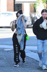 NOAH CYRUS Out for Lunch in Los Angeles 10/25/2018