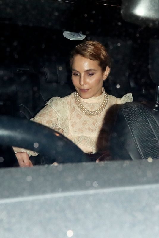 NOOMI RAPACE Leaves Soho House in London 10/13/2018