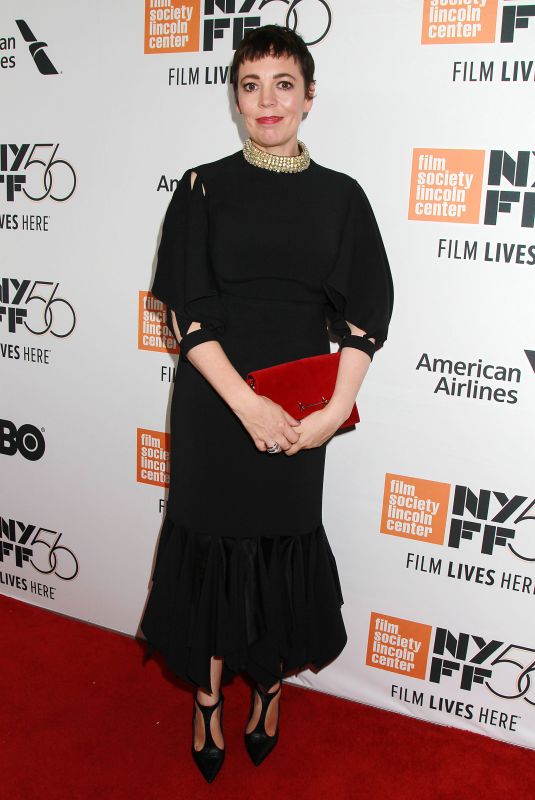 OLIVIA COLEMAN at The Favourite Premiere at New York Film Festival 09/28/2018