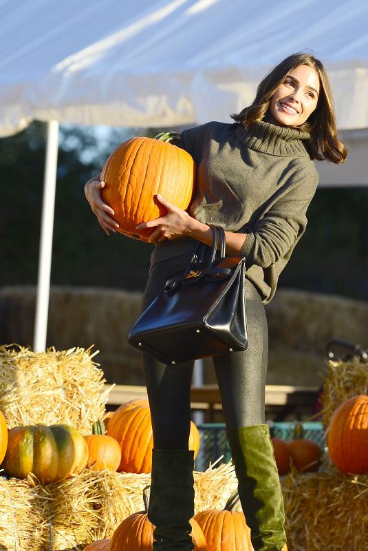 OLIVIA CULPO at a Pumpkin Patch in Los Angeles 10/26/2018