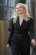 OLIVIA HAMILTON Arrives at Jimmy Kimmel Live in Los Angeles 10/10/2018