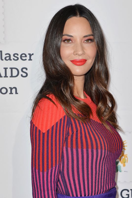 OLIVIA MUNN at Elizabeth Glaser Pediatric Aids Foundation Anniversary in Culver City 10/28/2018