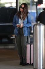 OLIVIA MUNN at LAX Airport in Los Angeles 10/09/2018