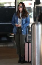 OLIVIA MUNN at LAX Airport in Los Angeles 10/09/2018