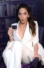 OLIVIA MUNN at Starwood Preferred Guest American Express Luxury Card Pop-up Experience in New York 10/17/2018