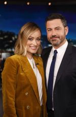 OLIVIA WILDE at Jimmy Kimmel Live! in Hollywood 09/21/2018