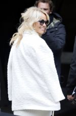 PAMELA ANDERSON Arrives at Chanel Fashion Show in Paris 10/02/2018