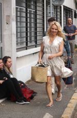 PAMELA ANDERSON Arrives at Strictly Come Dancing Rehersal in Paris 10/11/2018