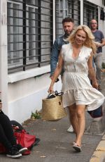 PAMELA ANDERSON Arrives at Strictly Come Dancing Rehersal in Paris 10/11/2018