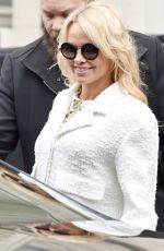 PAMELA ANDERSON at Chanel Fashion Show at PFW in Paris 10/02/2018