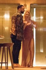 PAMELA ANDERSON at Her Hotel in Paris 09/26/2018
