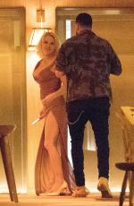 PAMELA ANDERSON at Her Hotel in Paris 09/26/2018