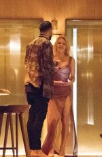PAMELA ANDERSON at Her Hotel in Paris 09/26/2018