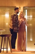 PAMELA ANDERSON at Her Hotel in Paris 09/26/2018