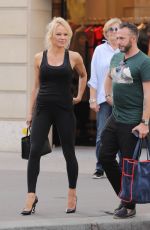 PAMELA ANDERSON Out and About in Paris 10/01/2018