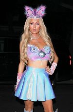 PARIS HILTON Arrives at Casamigos Halloween Party in Los Angeles 10/26/2018