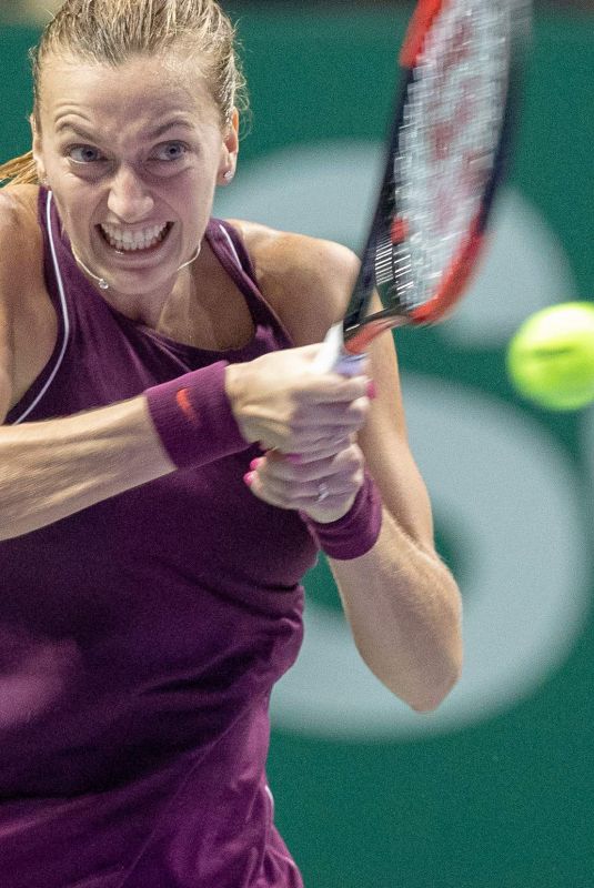 PETRA KVITOVA at BNP Paribas WTA Finals in Singapore 10/23/2018