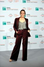 PINA TURCO at The Vice of Hope Photocall at Rome Film Festival 10/18/2018