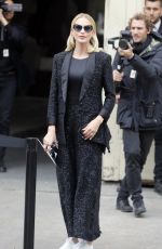 POPPY DELEVINGNE Arrives at Chanel Fashion Show in Paris 10/02/2018