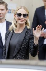 POPPY DELEVINGNE Arrives at Chanel Fashion Show in Paris 10/02/2018