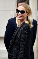 POPPY DELEVINGNE Arrives at Chanel Show at Paris Fashion Week 10/02/2018