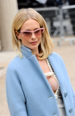 POPPY DELEVINGNE at Miu Miu Fashion Show in Paris 10/02/2018