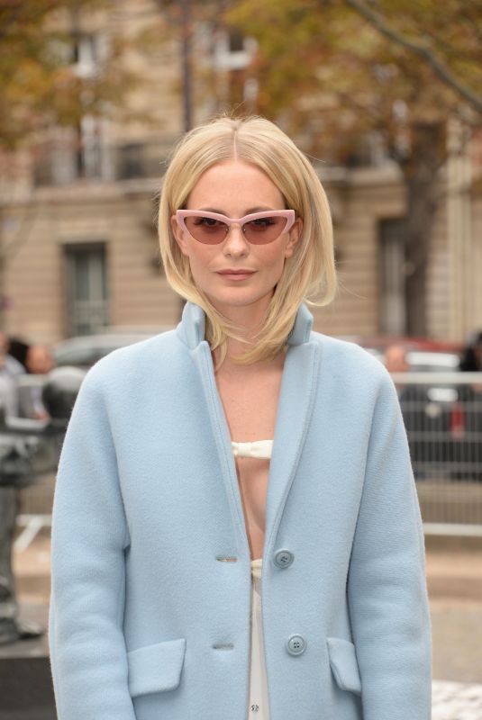 POPPY DELEVINGNE at Miu Miu Fashion Show in Paris 10/02/2018