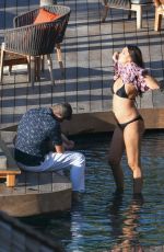 Pregnant APRIL LOVE GEARY in Bikini at a Photoshoot in St. Barts 10/26/2018