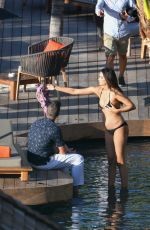 Pregnant APRIL LOVE GEARY in Bikini at a Photoshoot in St. Barts 10/26/2018