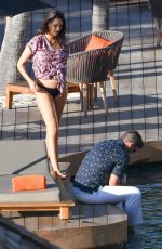 Pregnant APRIL LOVE GEARY in Bikini at a Photoshoot in St. Barts 10/26/2018