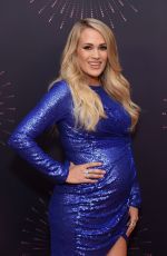 Pregnant CARRIE UNDERWOOD at CMT Artists of the Year 2018 in Nashville 10/17/2018