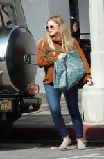 Pregnant HILARY DUFF at Joan