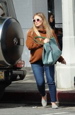 Pregnant HILARY DUFF at Joan