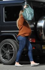 Pregnant HILARY DUFF at Joan