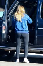 Pregnant HILARY DUFF Out for Breakfast in Los Angeles 10/18/2018